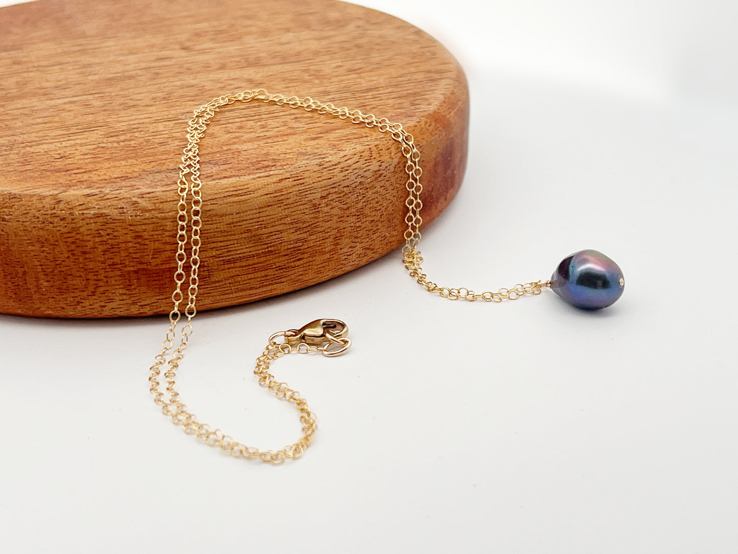 Midnight Black Pearl Pendant