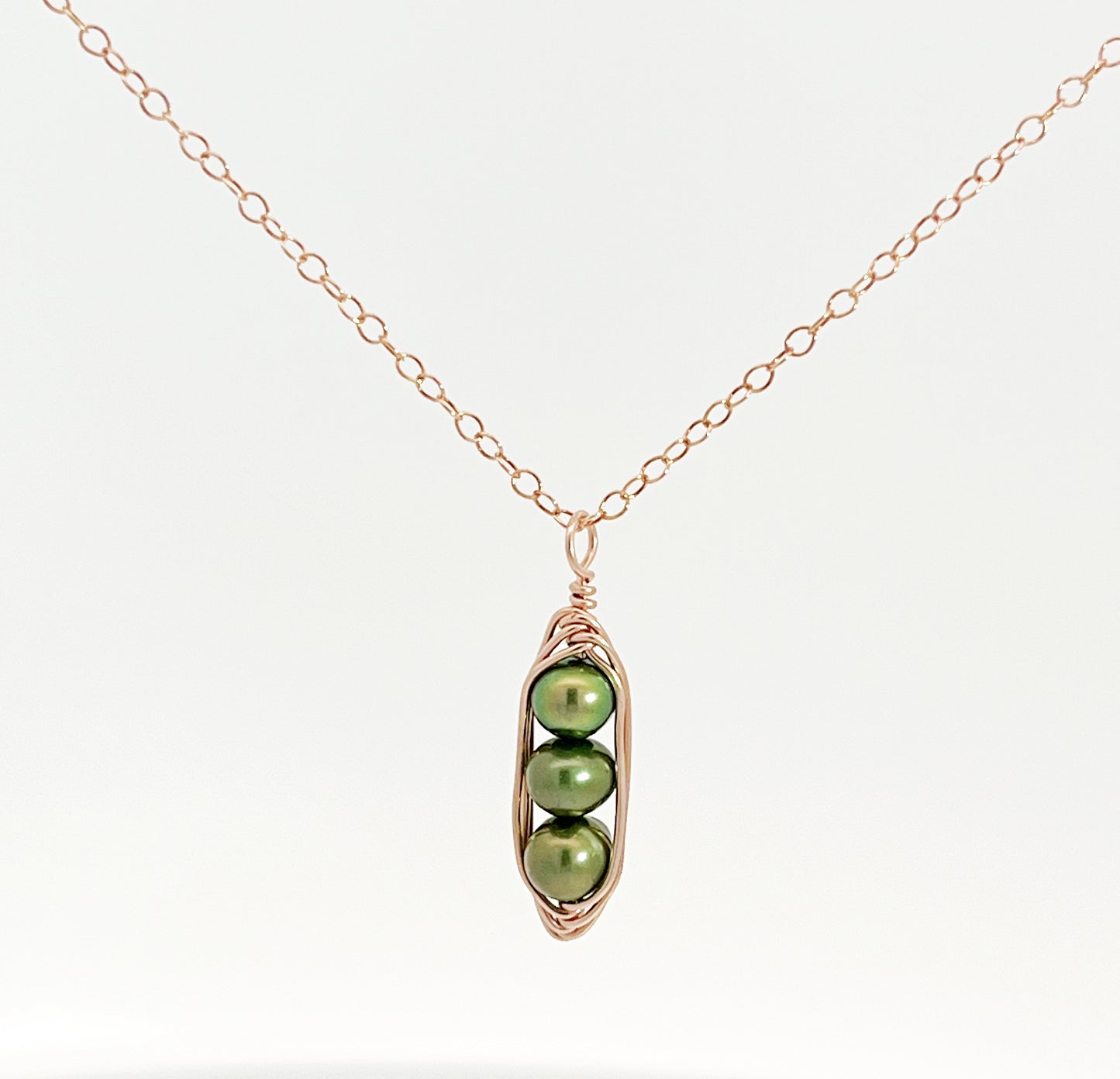Three Peas in a Pod Friendship Necklace (Set of 3)