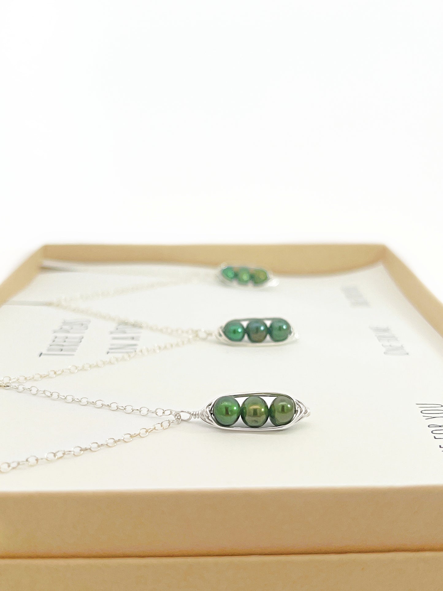 Three Peas in a Pod Friendship Necklace (Set of 3)