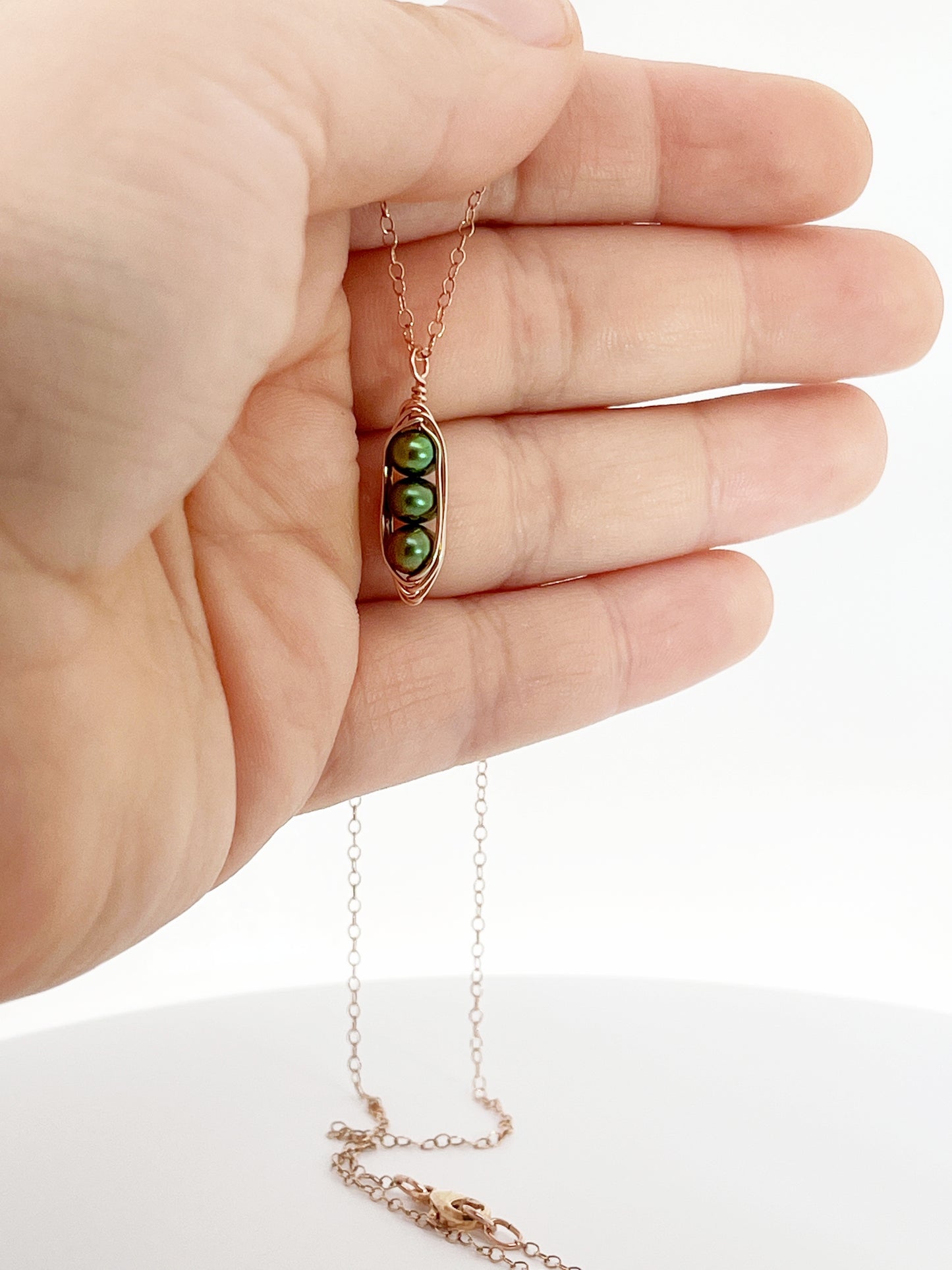 Three Peas in a Pod Friendship Necklace (Set of 3)