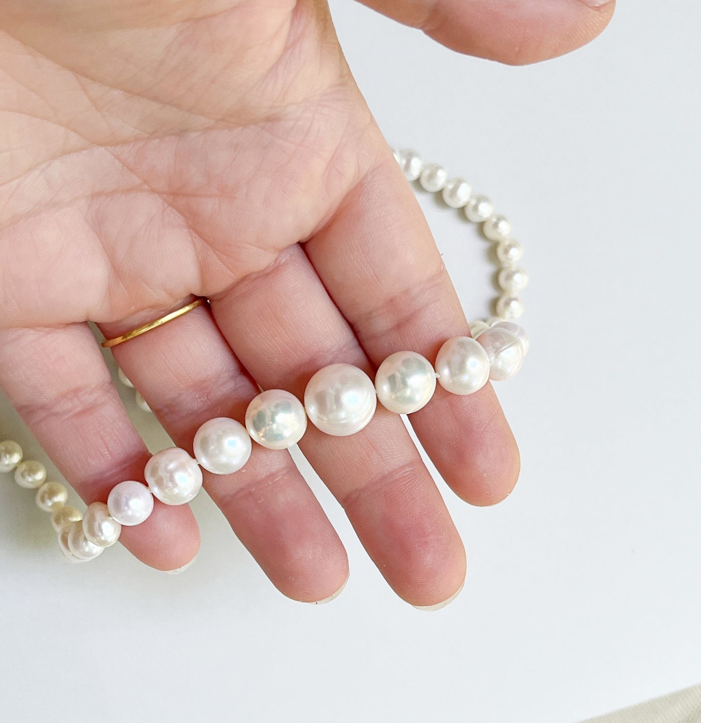 Graduated Freshwater Pearl Necklace