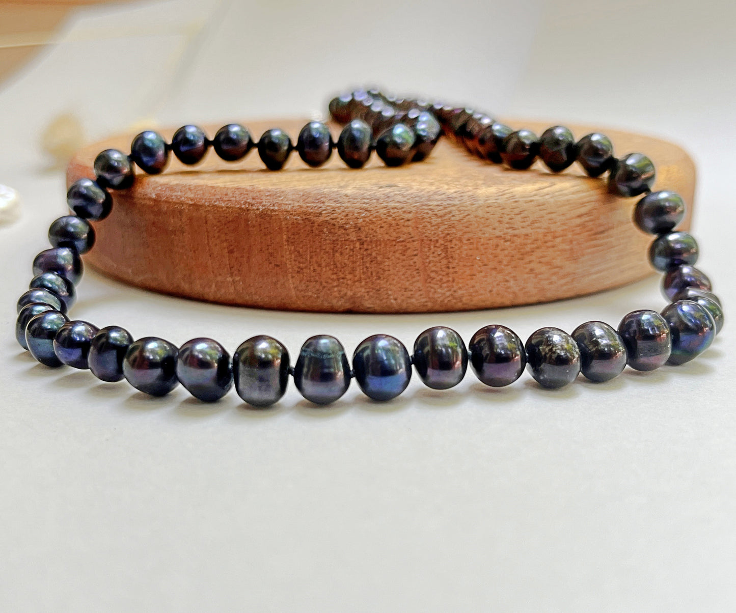 Black Freshwater Pearl Necklace