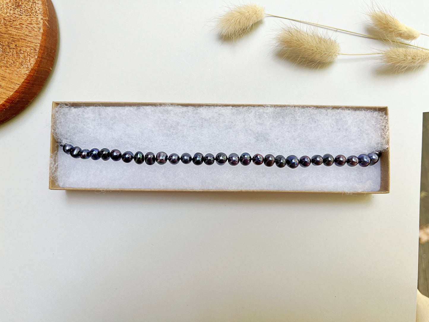 Black Freshwater Pearl Necklace