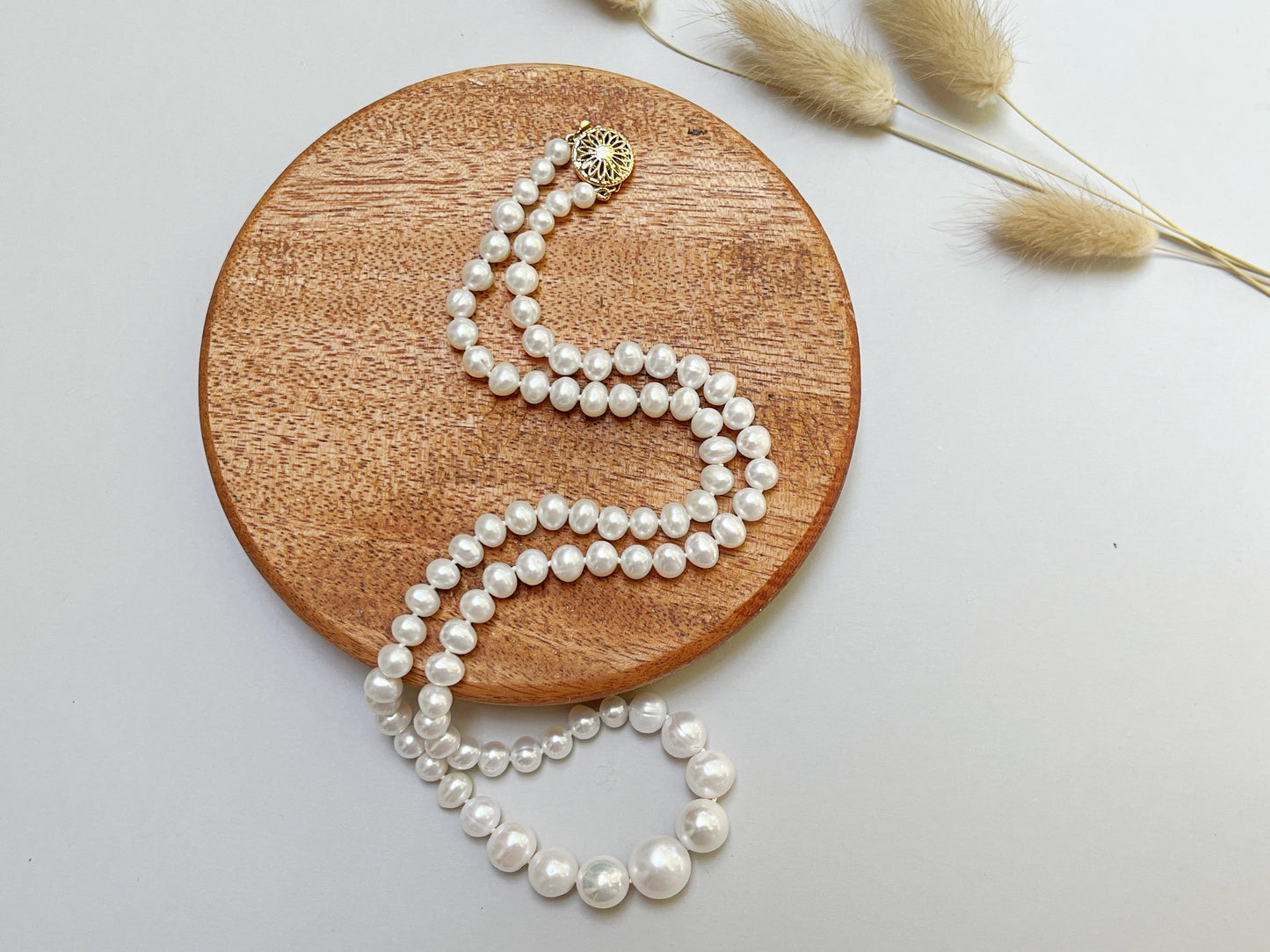 Graduated Freshwater Pearl Necklace