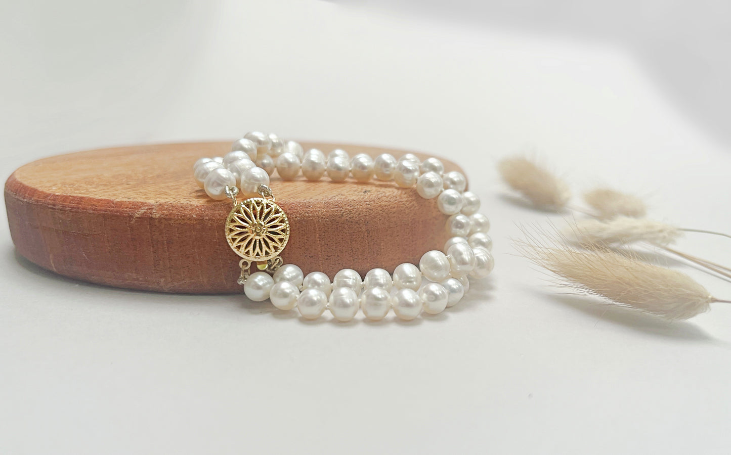 Two Strand Pearl Bracelet