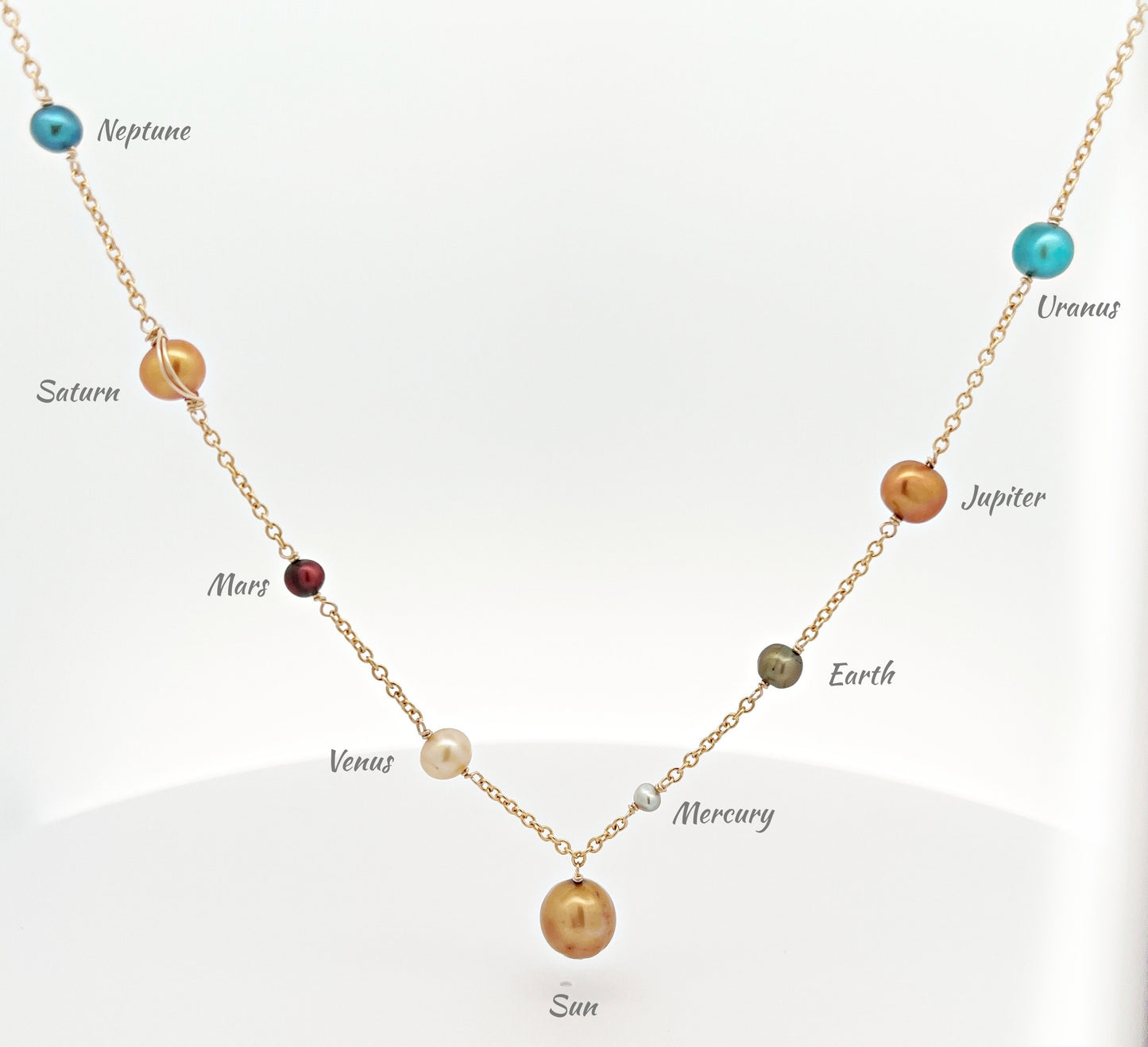 Solar System Necklace