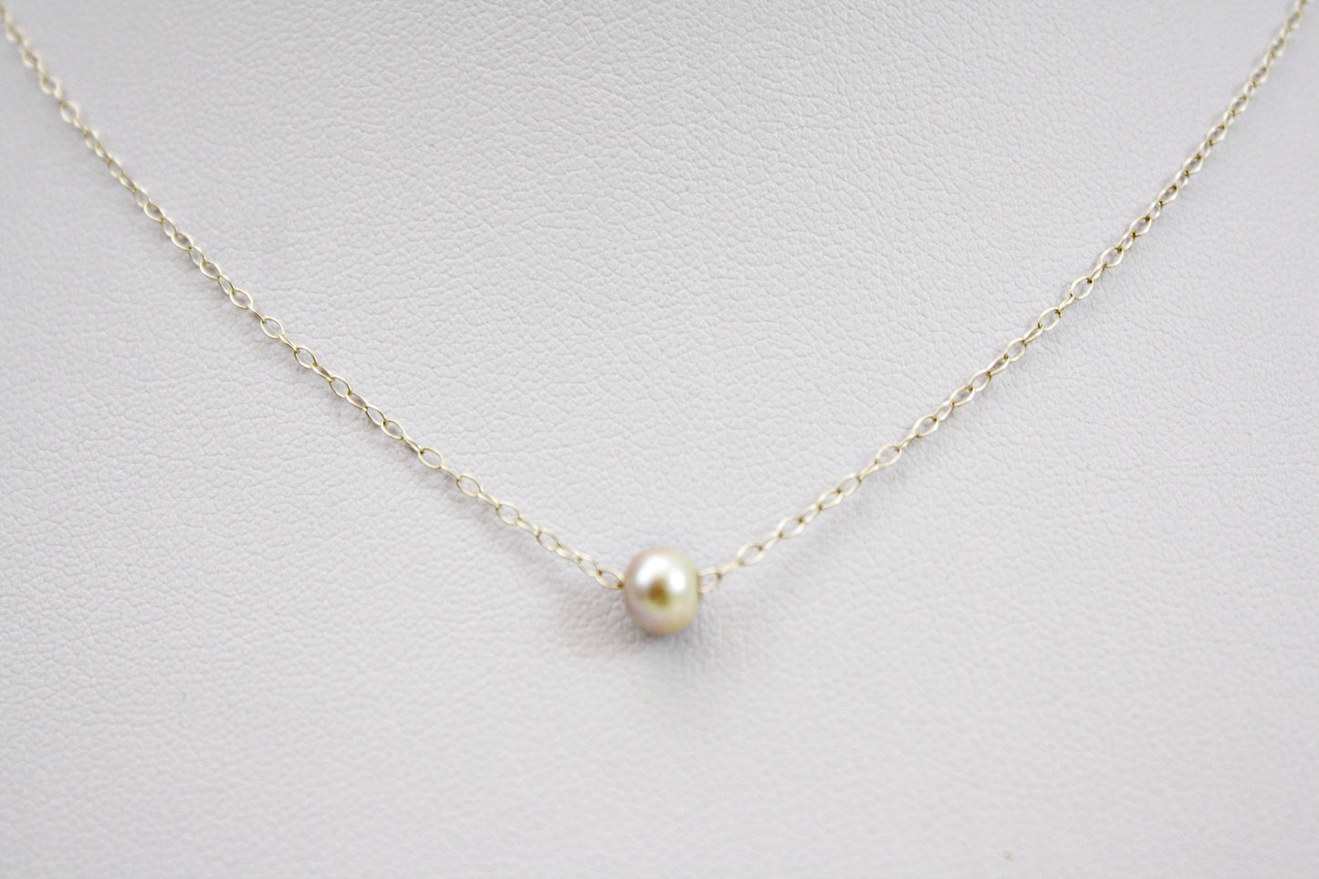Pearl Solitaire Necklace