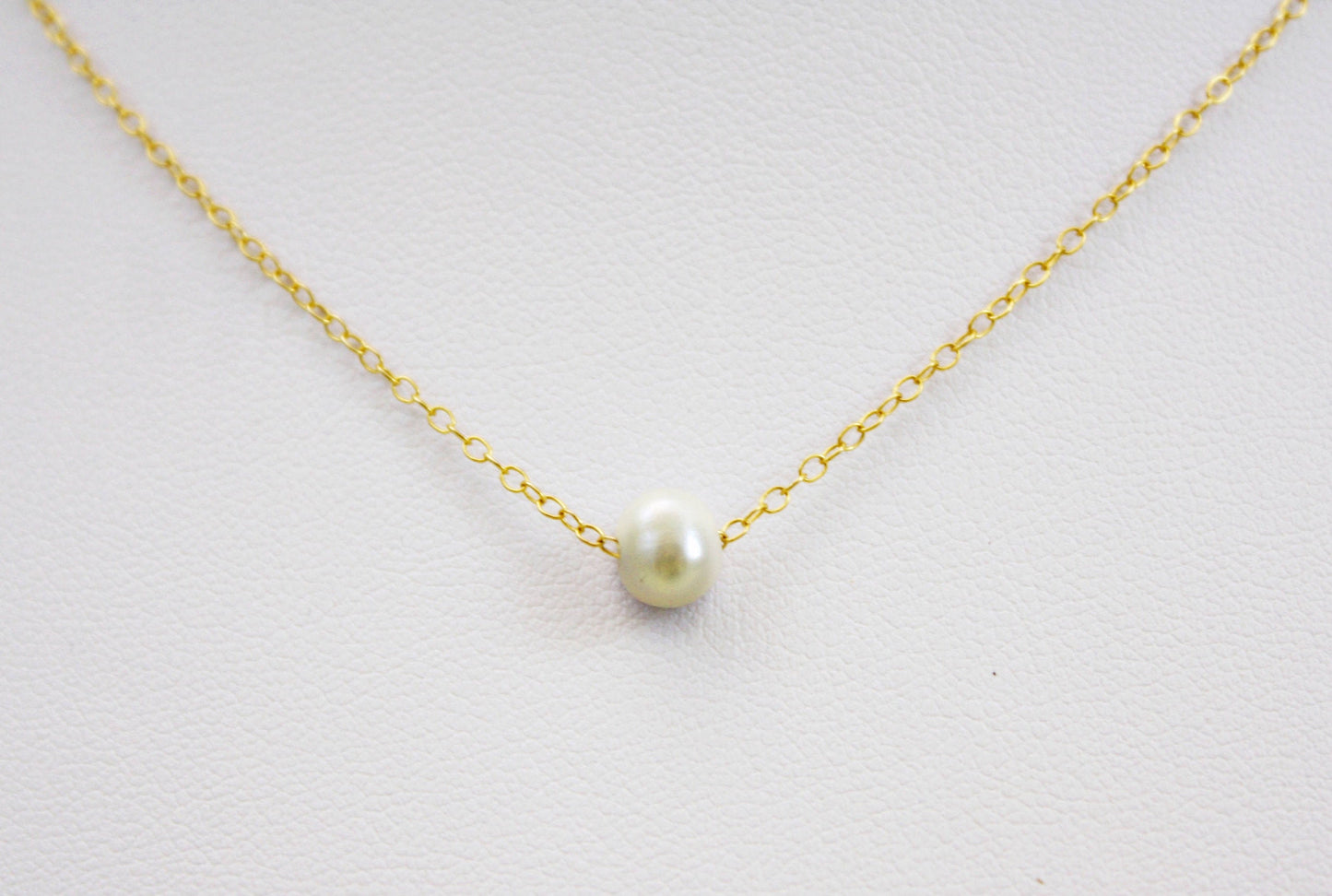 Pearl Solitaire Necklace