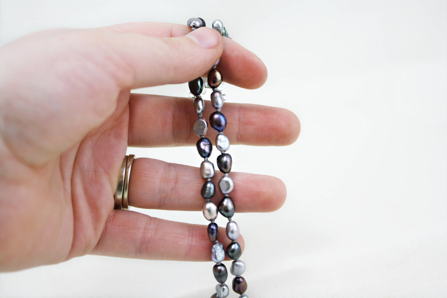 Multicolor Elegant Freshwater Pearl Necklace | The Pearled Squirrel