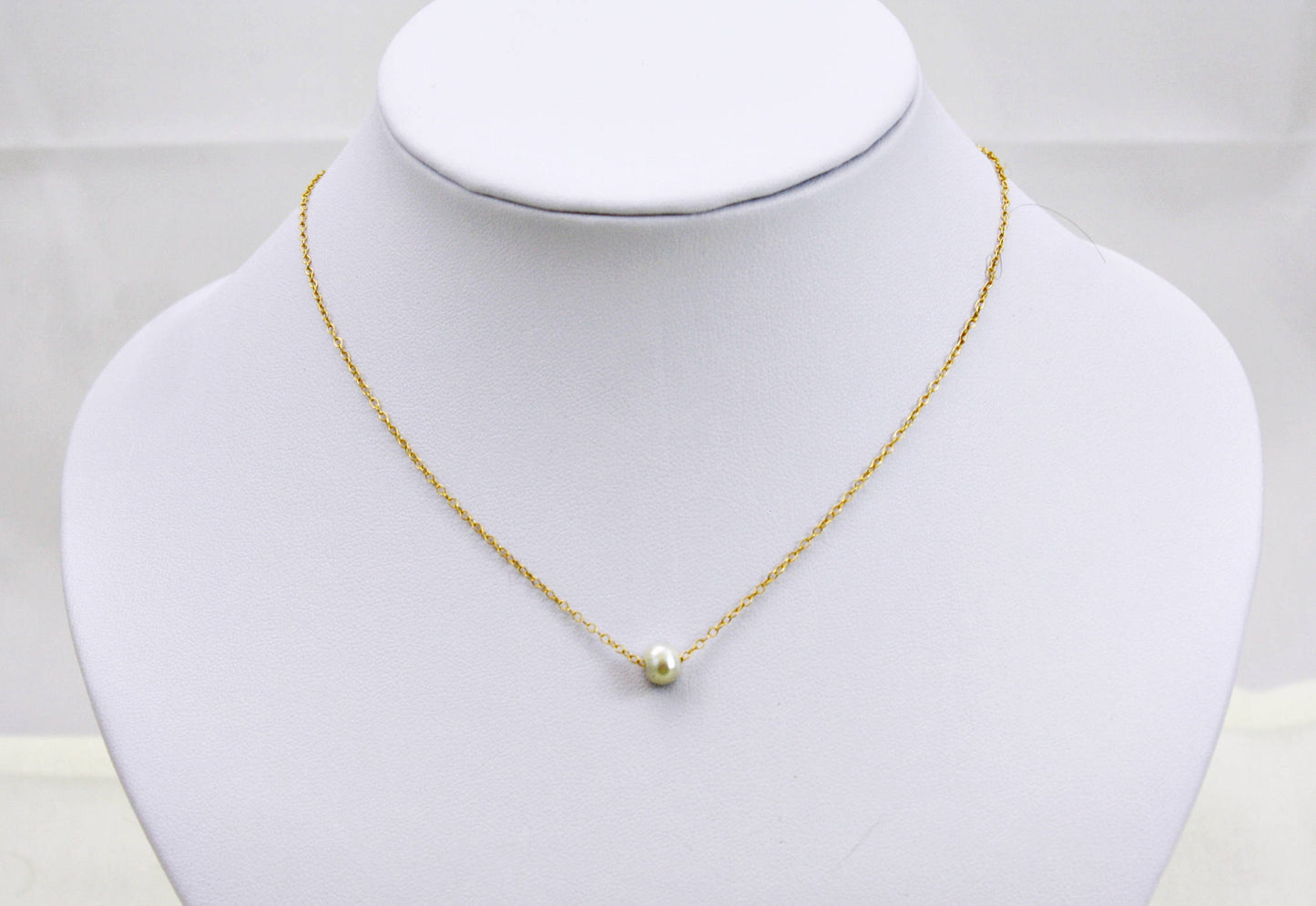 Pearl Solitaire Necklace