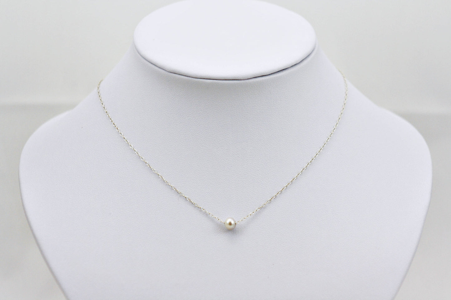 Pearl Solitaire Necklace