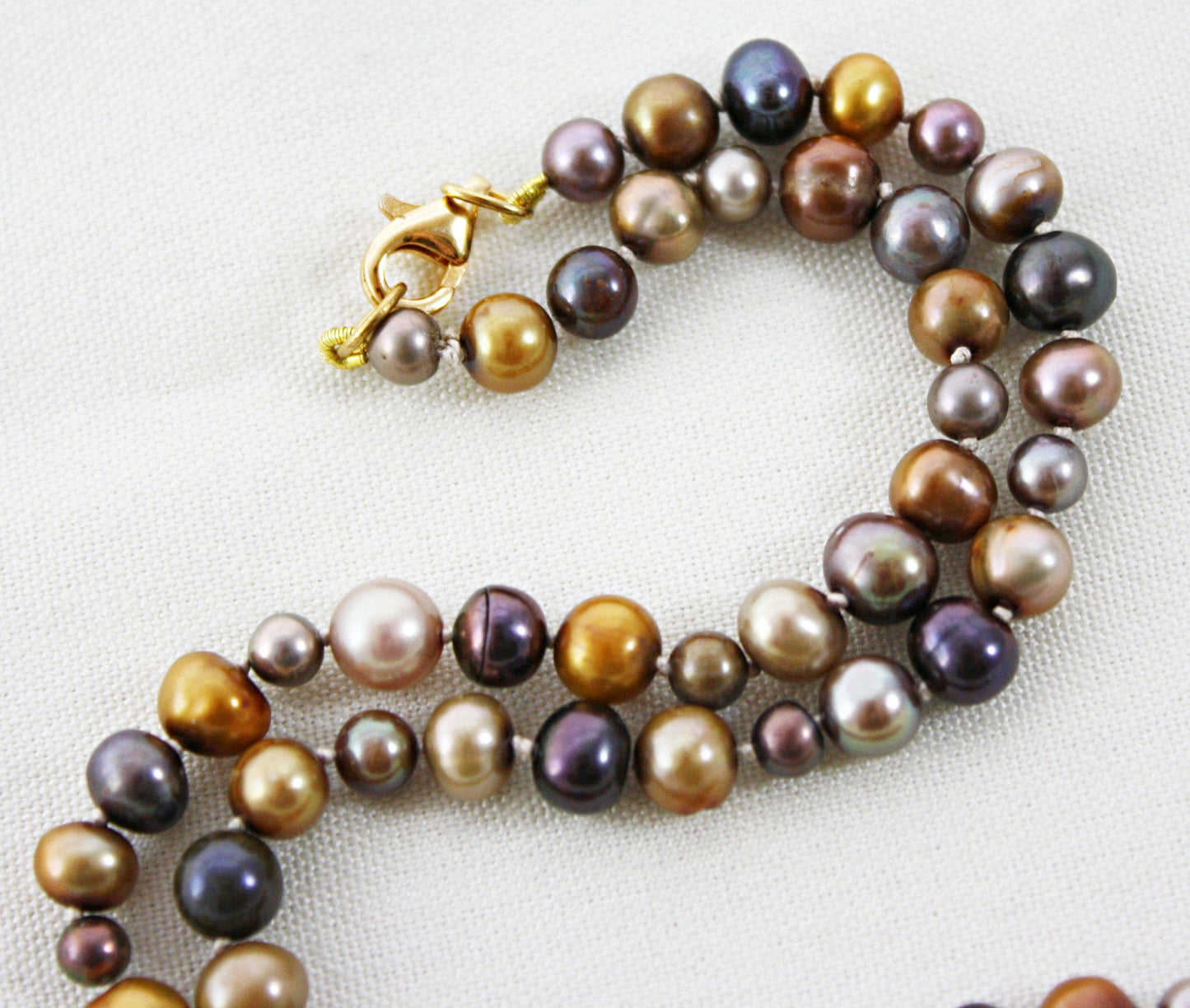 Boho Multicolor Pearl Necklace