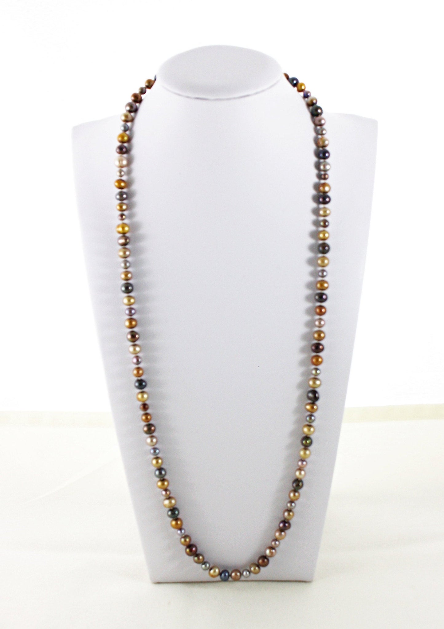 Boho Multicolor Pearl Necklace