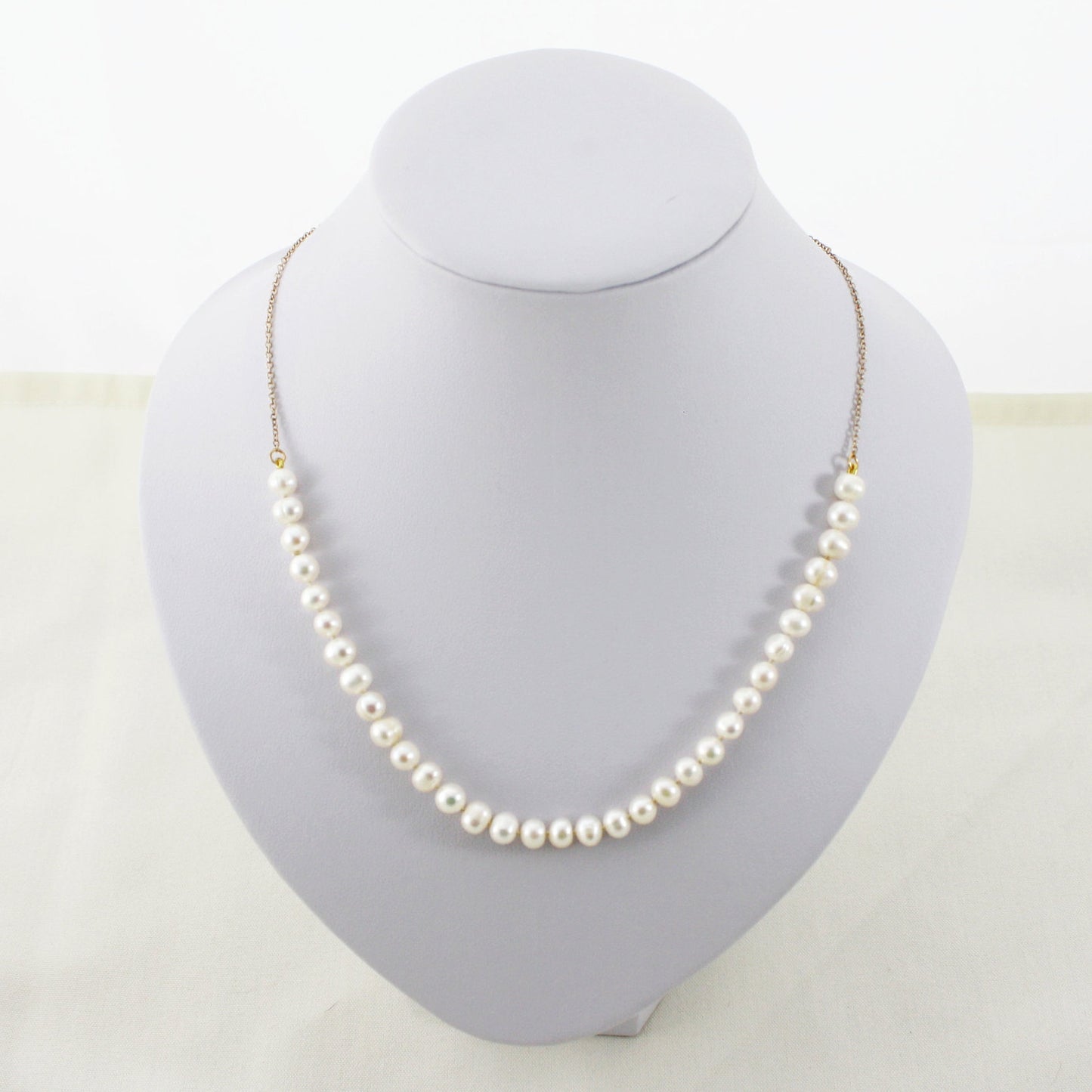 Modern Pearl Chain Necklaces | The Pearled Squirrel