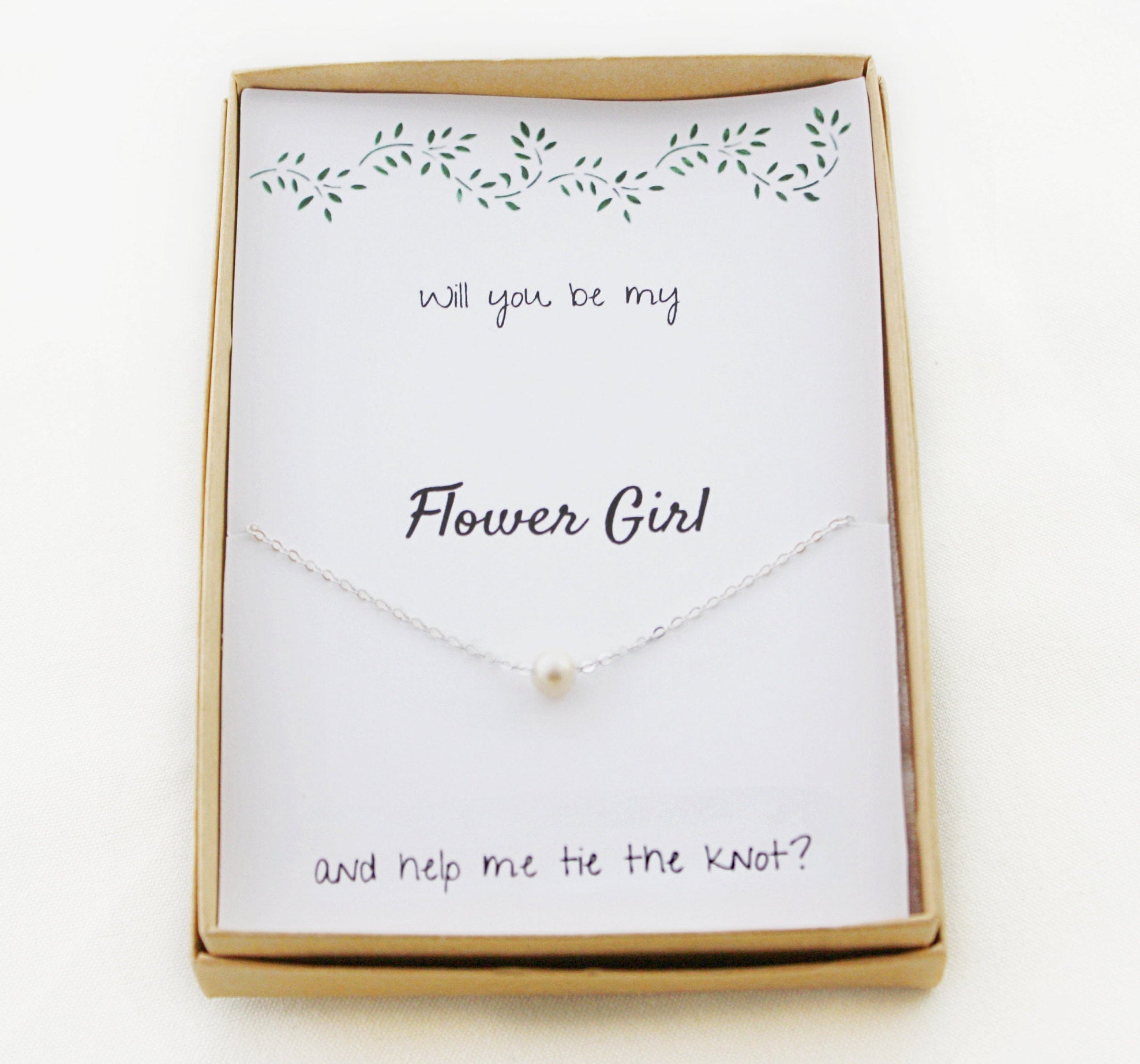 Will You Be high quality My Flower Girl | Wedding Necklace