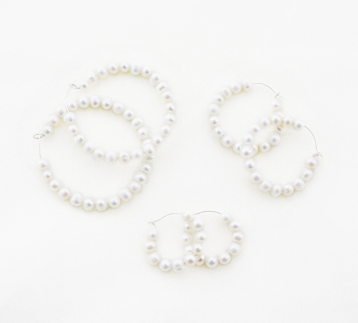 Freshwater Pearl Hoop Earrings