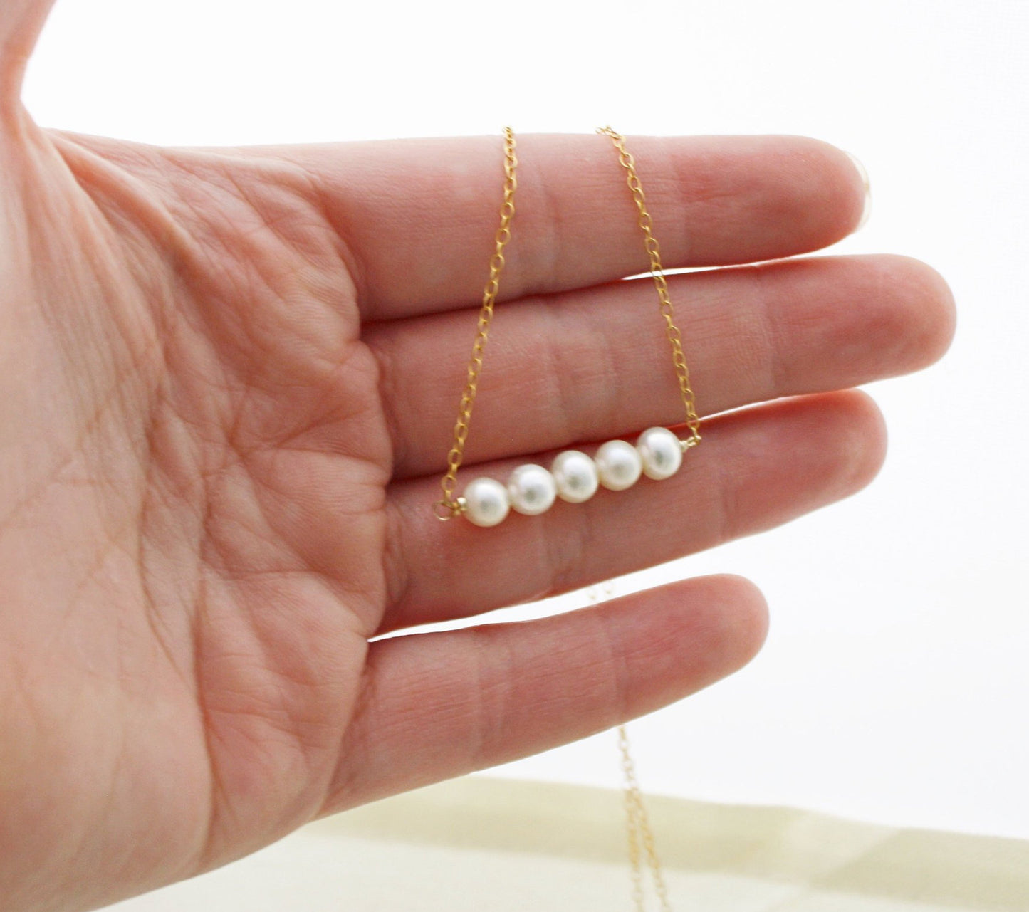 Pearl Bar Necklace