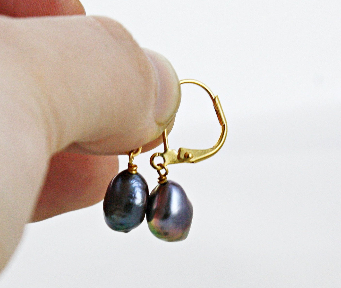 Galaxy Pearl Drop Earrings