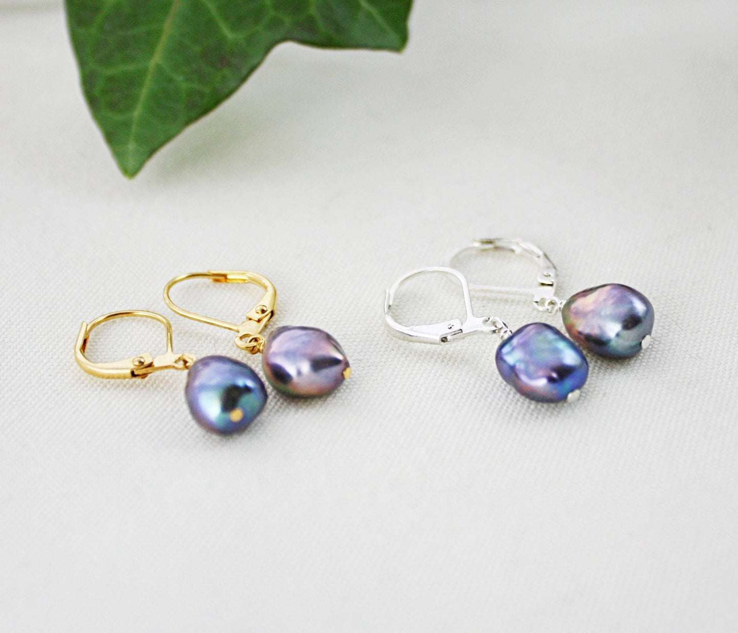 Galaxy Pearl Drop Earrings