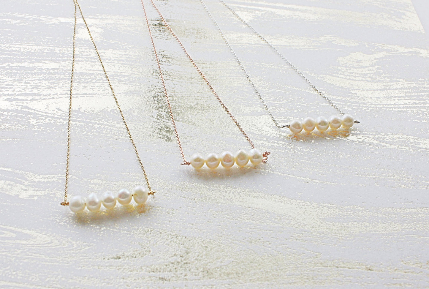 Pearl Bar Necklace