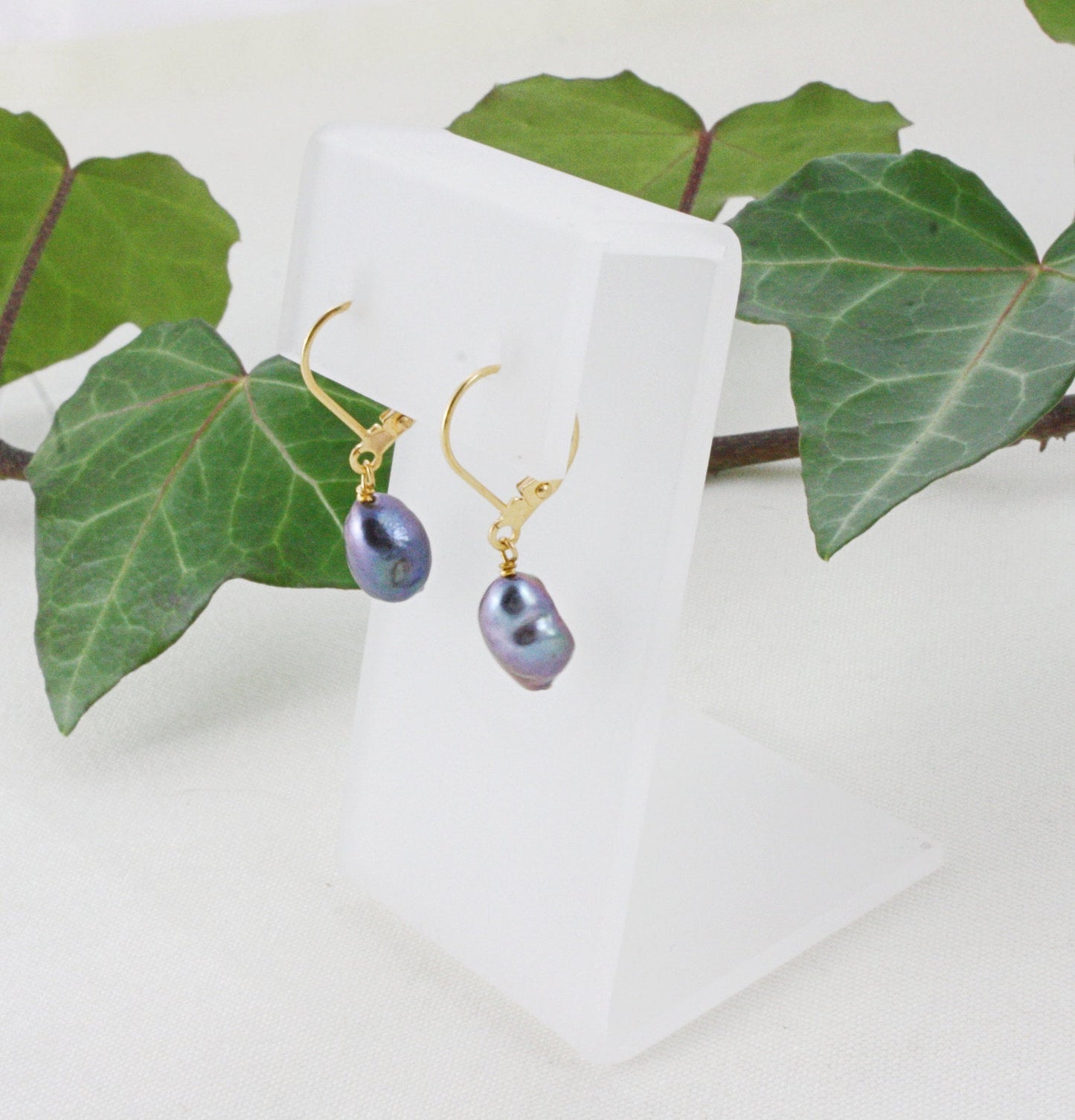 Galaxy Pearl Drop Earrings