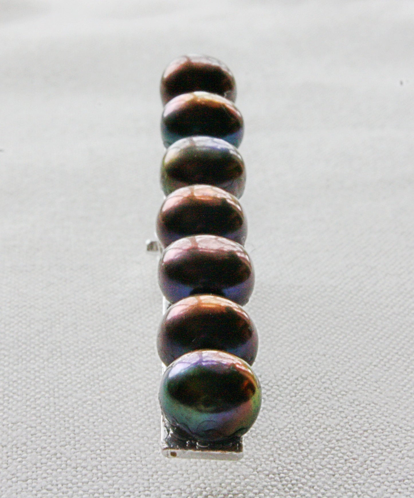 Midnight Black Pearl Tie Clip