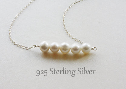 Pearl Bar Necklace