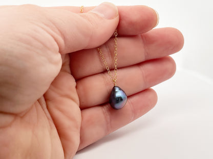 Midnight Black Pearl Pendant
