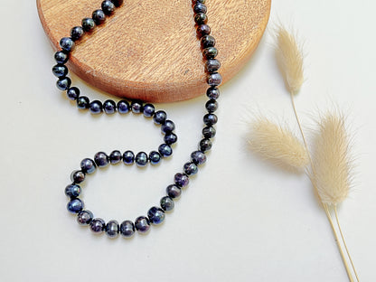 Black Freshwater Pearl Necklace