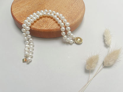 Two Strand Pearl Bracelet