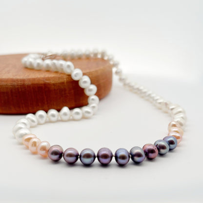 Ombre Pearl Necklace