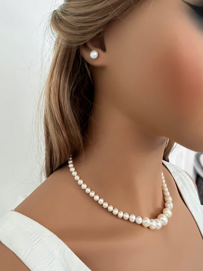 Graduated Freshwater Pearl Necklace