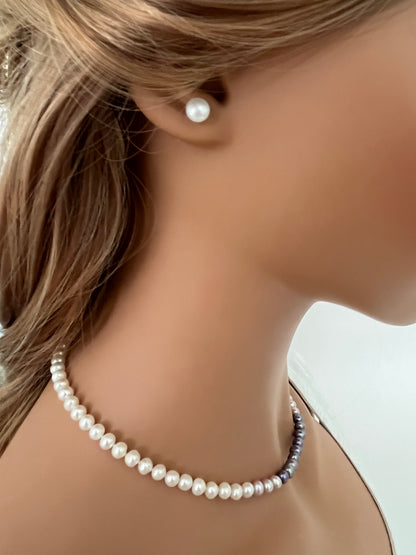 Ombre Pearl Necklace