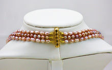 Load image into Gallery viewer, Twist Multicolored Pearl Choker
