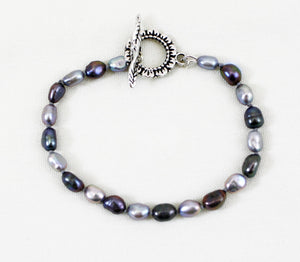 Opalesque Multicolor Pearl Bracelet