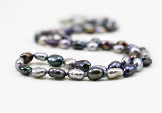 Opalesque Multicolor Pearl Necklace