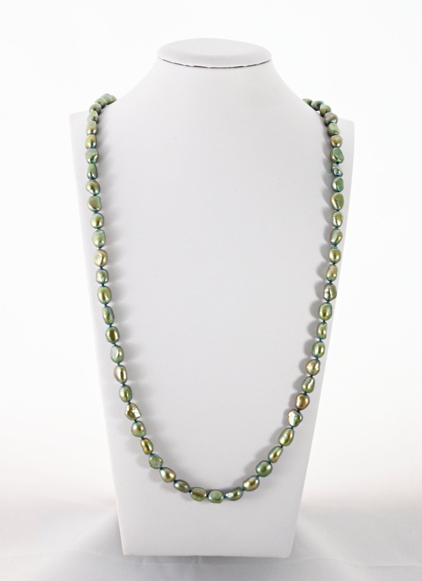 Honeydew Green Freshwater Pearl Necklace