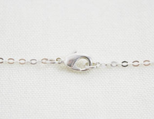 Pearl Leaf Charm Necklace