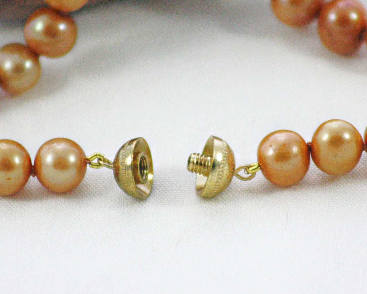 Marmalade Gold Pearl Necklace