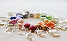 Load image into Gallery viewer, Mint Green Pearl Drop Earrings
