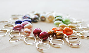Chocolate Pearl Earrings, Brown Pearl Drop Earrings, Bridesmaid Earrings Brown, Chocolate Wedding Earrings, Baroque Freshwater Pearls